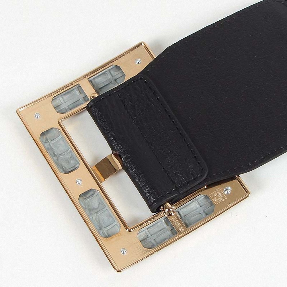 Women Wide Belt Stretch Elastic Band Wrap Cinch Retro High  display picture 3