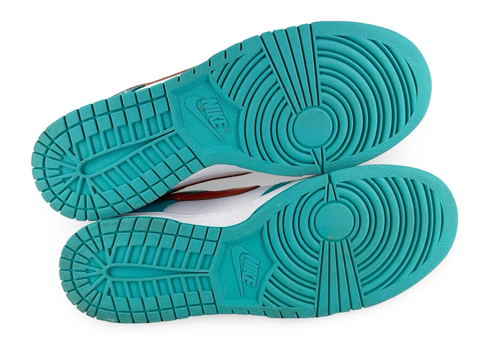 Talla 10.5 - Nike Dunk Low Miami Dolphins DV0833-102 Usado Foto 2 de 4