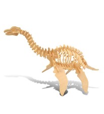 Puzzled 3D Puzzle Plesiosaurus Dinosaur Wood Craft One Size,