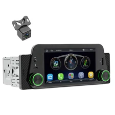 5in Car Radio Stereo For Apple Carplay Android Auto Multimedia Player W/Camera