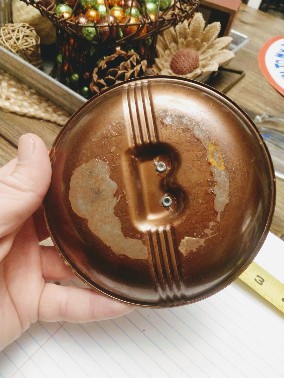 X Menominee county Michigan metal ashtray Hotflame gas Carney phone