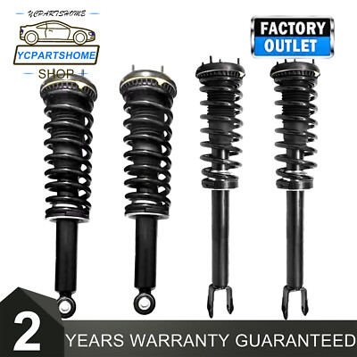 4X For Jaguar XF RWD 2009-2015 Front Rear Shock Struts Assembly Without Electric