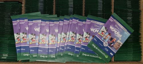 DISNEY 100 WONDERS COLLECTORS Trading Cards Woolworths 500 PACKS 1500 CARDS - Picture 1 of 6