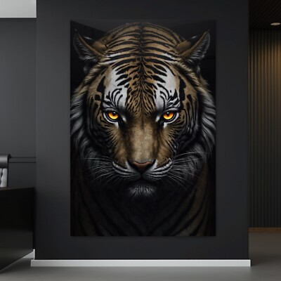   Wandbild Tiger Tier, Kunst Animal Acrylglas, Leinwand, Poster Dekoration Haus
