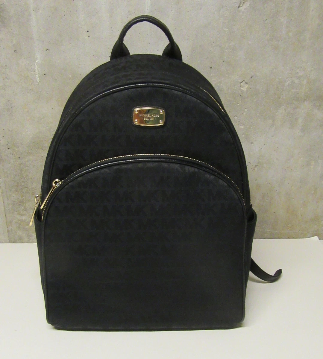 Michael kors abbey large backpack black deals