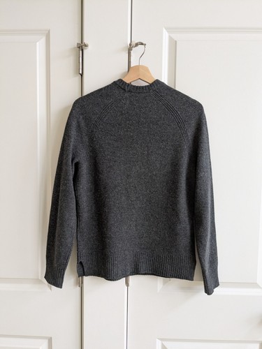 Jack Spade Sweater Men XS Gray Lambswool Crew Neck Lightweight Soft Pullover - Picture 6 of 7