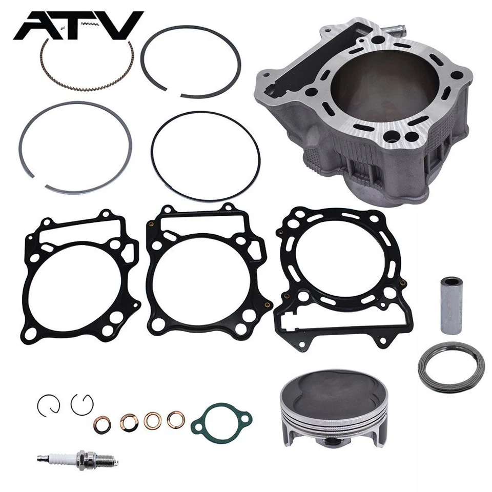 For Arctic Cat 400 DVX400 434cc 2004-2008 Big Bore Cylinder Piston Top End Kit - Image 3 of 4