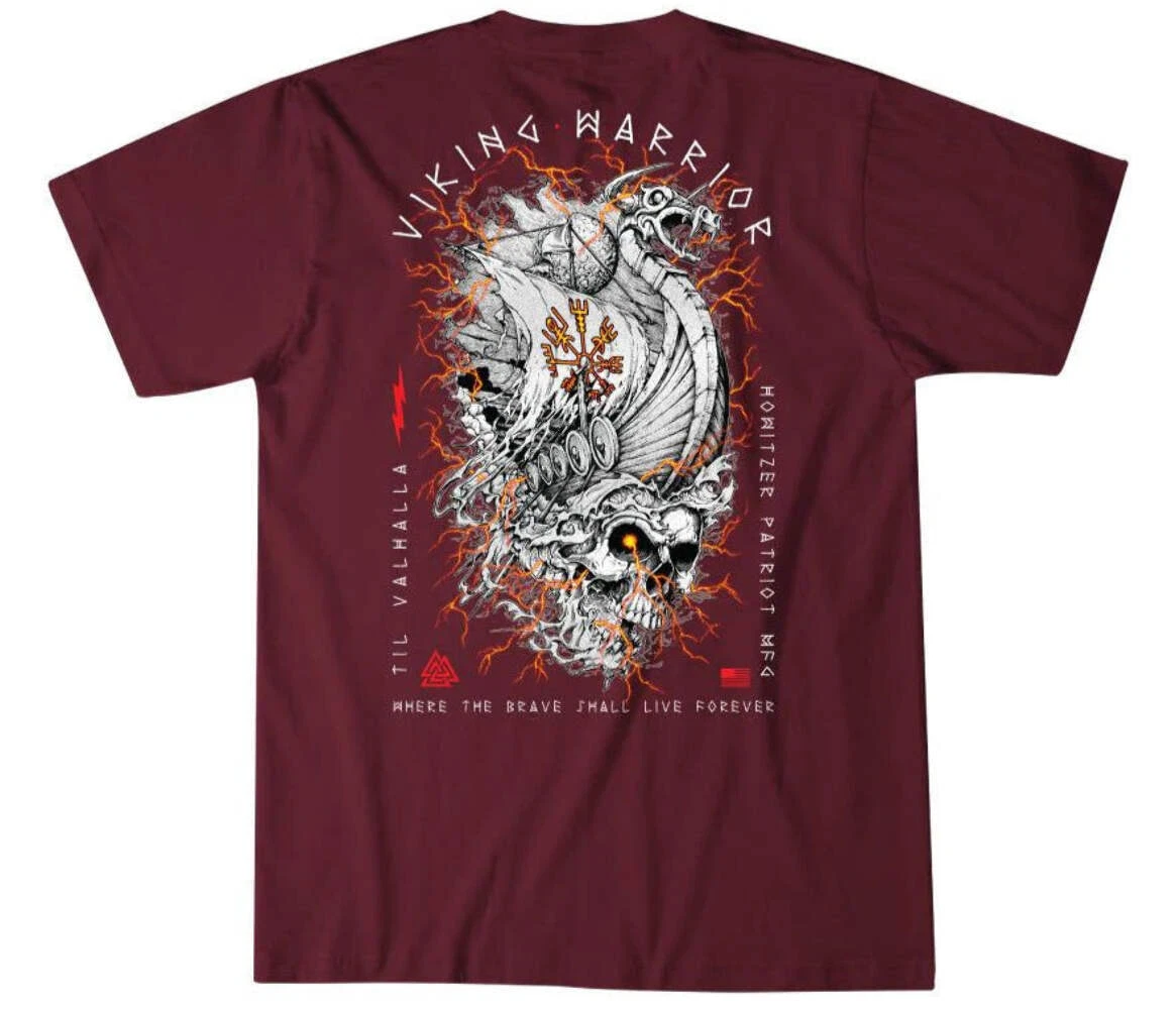 Howitzer Style Men's T-Shirt Warrior Ship Military Grunt MFG