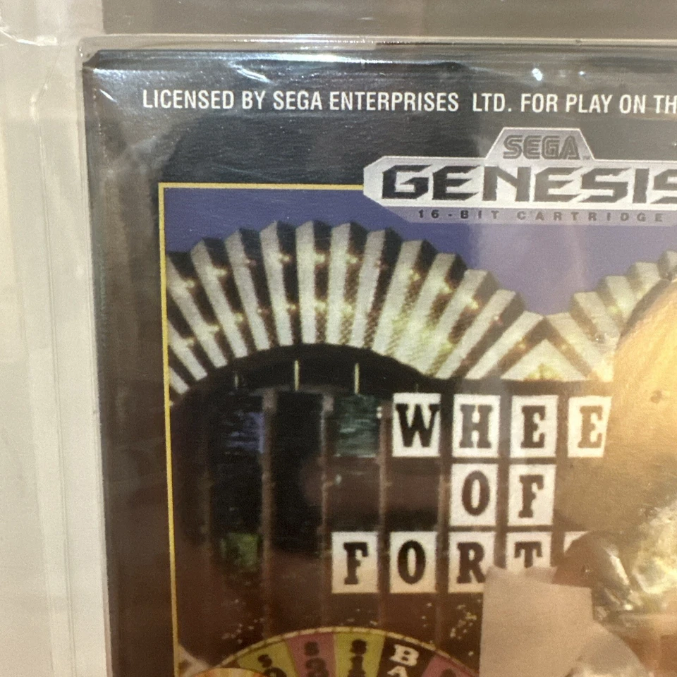 WHEEL OF FORTUNE SEGA GENESIS SEALED WATA 9.6 A+ SEAL 1992 VANNA WHITE TV SHOW - Image 3 of 4