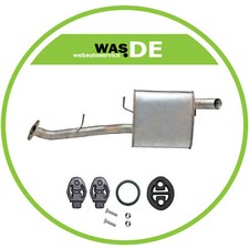 Auspuff Endschalldämpfer Mazda 5 (CR19) 2.0 CD BJ. 2005-2010 mit Anbausatz