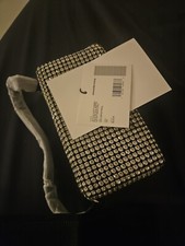 Alexander Wang Heiress Crystal Mesh Clutch Pouch - White