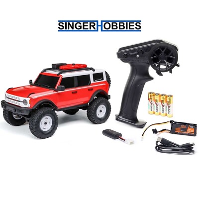 AXIAL AXI00006V2T6 124 SCX24 Ford Bronco 4X4 RTR Brushed Rock Crawler w/ LiPo HH