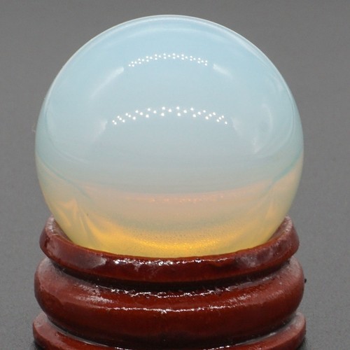 30MM Wholesale Natural Gemstone Sphere Crystal Reiki Healing Globe Ball / Stand - Picture 30 of 84