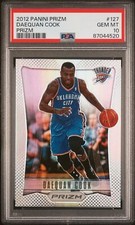 2012 Panini Prizm #127 Daequan Cook Silver Prizms PSA 10 Gem Mint POP 1
