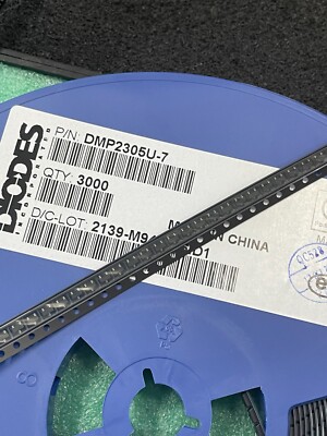QTY: 3000 DMP2305U-7 MOSFET P-CHANNEL ENHANCEMENT MODE