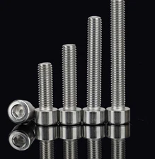 10/20/50/100pcs M3-M8 Allen Hex Socket Cap Head Screws Bolts 316 Stainless Steel