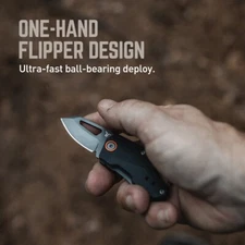 TRUE BERM KEYCHAIN FLIPPER KNIFE BRAND NEW Random Color