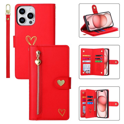 For OPPO Reno 13 12 11 F Pro Find X8 X5 Magnetic Leather Wallet Case Zip Cover - Bild 48 von 60