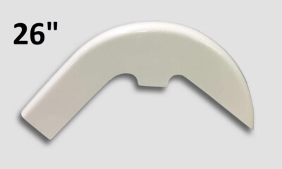 26'' FL Front Fender For Harley Touring Bagger Raked Street Road King Ultra Glide