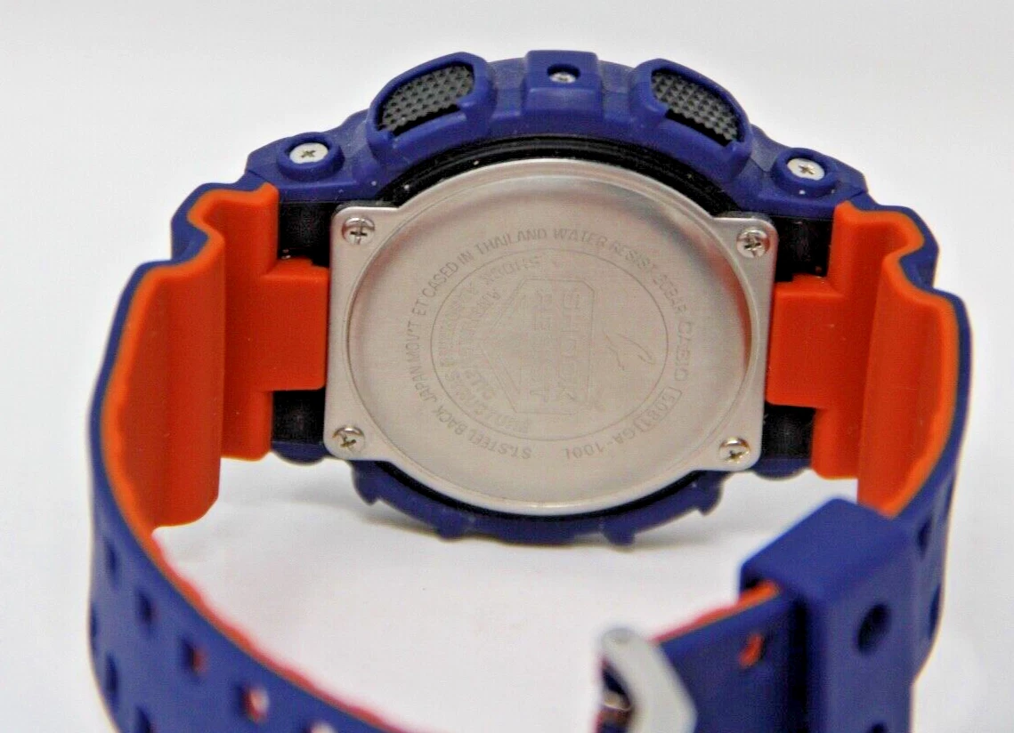 Casio Men's Watch G-Shock Quartz Ana-Digi Dial Blue Resin