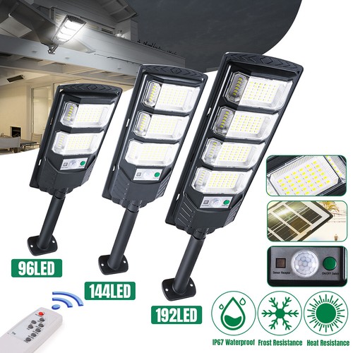500W Commercial Solar Street Light LED Lamp Outdoor Area Motion Sensor Wall Lamp - Picture 11 of 62