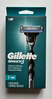 Gillette Mach3 Men's Razor & 1 Cartridge NEW