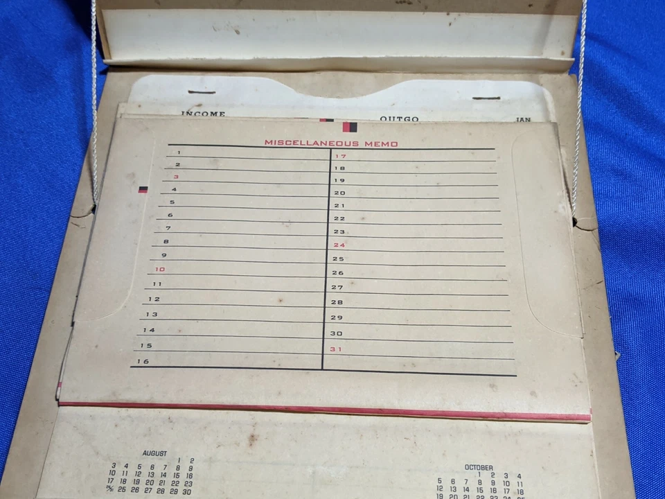 Valparaiso,IN First Federal Savings Loan Bank Advertising Calendar VTG 1969 Foto 4 de 4