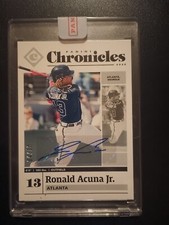 2020 Panini Chronicles Autographs Ronald Acuna Jr. Auto SSP /10 Braves  MVP? 🔥