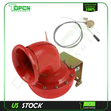 Electric Bull Air Horn With Pull Lever For Car Motorcycle Boat SUV RV 12V 115DB