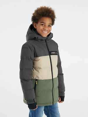 Protest Kinder Crow Ski Snowboard Jacke Thyme Green/black (grün/schwarz)