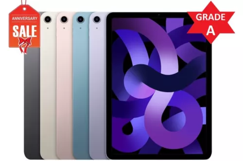 Apple iPad Air 5th Gen Wi-Fi, 10.9in - 64GB 256GB - All Colors - Very Good