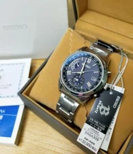 Seiko Brightz SAGA309 Radio wave control Day Date Sapphire Solar Mens Watch