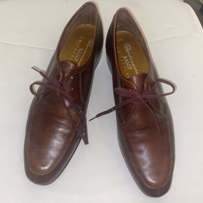 Vintage Bally Of Switzerland Continental Brown Lace Up Shoes  display picture 3
