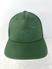 Swarovski Optik SnapBack Mesh Trucker Hat Green One Size Adjustable