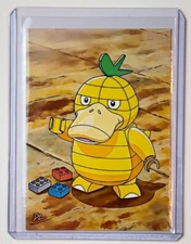 Psyduck Limited Edition Artist Signed "The Minifig" Trading Card 3/10
