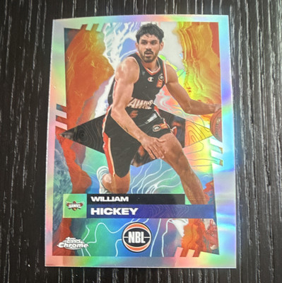 Topps 2024-25 Topps Chrome NBL William Hickey Illawarra Hawks Refractor #40