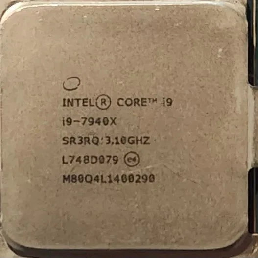 Intel Core i9-7940X Processor Model Computer Processors (CPUs) for