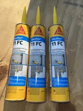 Sika Sikaflex 11 FC Sealant & Adhesive White 10.1 oz Set of 3