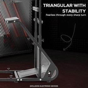 Supllueer Racing Simulator Cockpit With Seat & Monitor Stand Fits Logitech G29