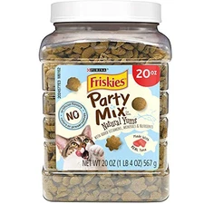 Purina Friskies Natural Cat Treats, Party Mix 1.25 Pound (Pack of 1), Other 