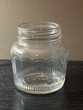 Vintage 1940s Clear Glass Heinz Condiment Jar