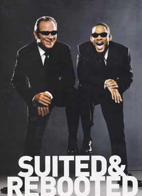 Tommy Lee Jones & Will Smith (Men In Black 2) - Mini Poster/Magazine Clipping