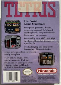 Factory SEALED Original Tetris 1989 With H-Seam NES Nintendo Brand New