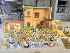 Hamtaro Underground House Hideaway Figures Accessories Huge Lot Bundle