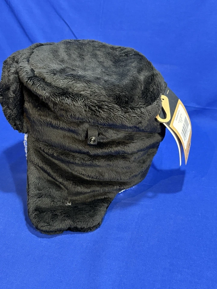 The North Face Osito Women’s Trapper Hat Ear Flaps Black Faux Fur Lined Winter - Image 3 of 4