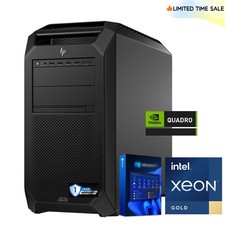 HP Z6 G4 Workstation Up to 4.4GHz 256GB RAM 9.68T SSD NVIDIA Windows 11 Pro 25H2
