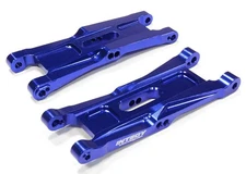 Integy Associated RC10 B5M Buggy Front Suspension Aluminum Blue Arms Upgrade New