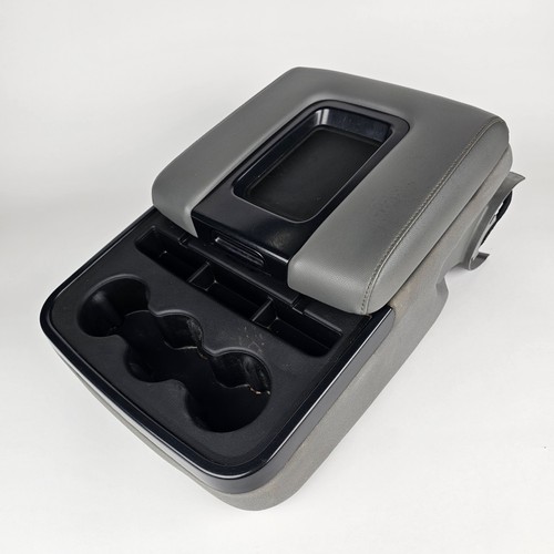 14-19 Chevy GMC Silverado Sierra Center Console Jumpseat Armrest Holder Gray - Picture 12 of 12