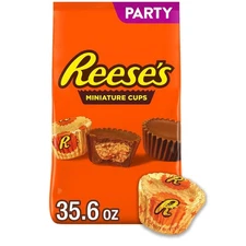 REESE'S Miniatures Milk Chocolate Peanut Butter Cups 35.6 Ounce Bulk Party Pack