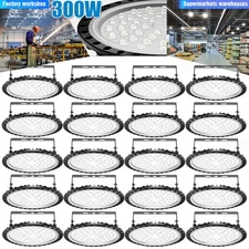 20 Pack 300W UFO LED High Bay Lights Daylight  Garage Shop Area Light Lighting